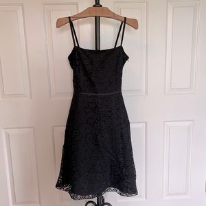 Ann Taylor LBD Black lace cocktail dress 👗
